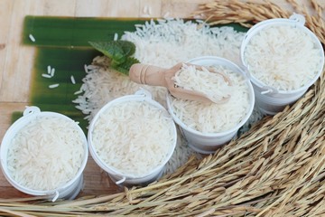 Jasmine rice in the market
