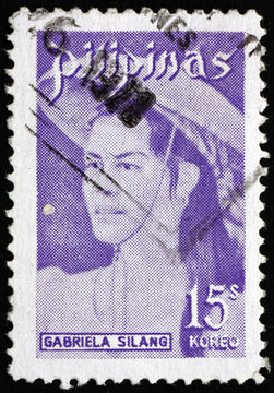 Postage stamp Philippines 1974 Gabriela Silang, Filipino Revolutionary Leader