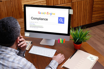 Compliance screen on the workplace