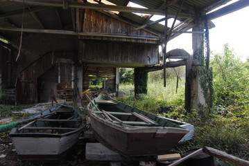 Abandoned boats