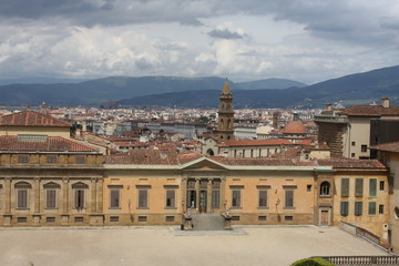 View of the Palazzo Pitti in Florence - Italy with some amasing details.