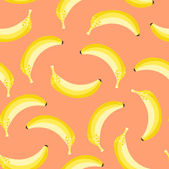 Obraz premium Seamless pattern with bananas.