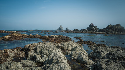 Stone Sea Sky Scenery