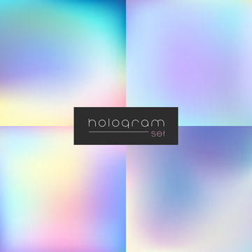 Hologram medium gradient set
