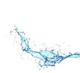 water splash isolated on white background