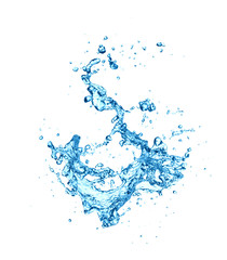 water splash isolated on white background