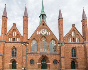 Fototapeta na wymiar Heiligen Geist Spital in Lübeck, Deutschland