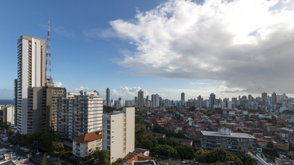 Fototapeta na wymiar Aerial city view Salvador Bahia Brazil