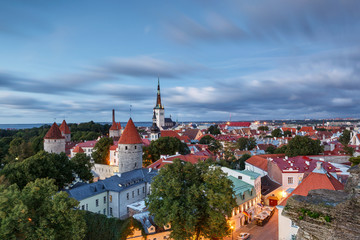 Obraz premium Tallinn Skyline Estonia Europe