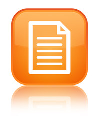 Page icon special orange square button