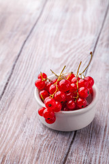 Sugar waffle cone with forest berries Vertically