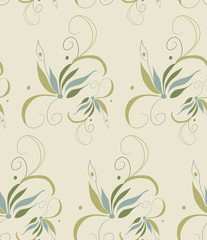 Vector, abstract background, floral pattern