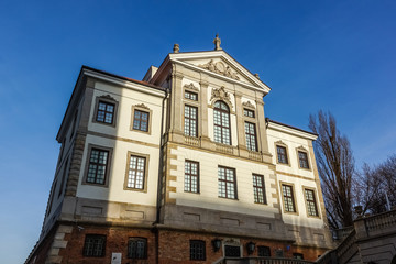 Fototapeta na wymiar Baroque palace (Museum of Frederick Chopin) in Warsaw, Poland