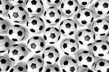 3D soccer/ football concept