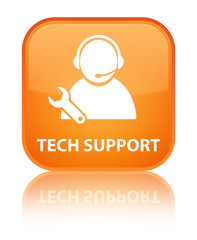 Tech support special orange square button