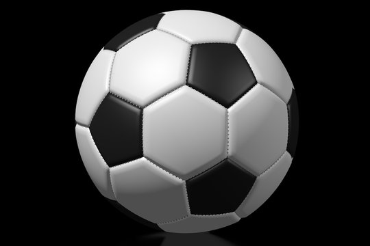 3D soccer/ football concept