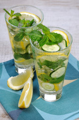 Cucumber non-alcoholic mojito