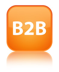 B2b special orange square button