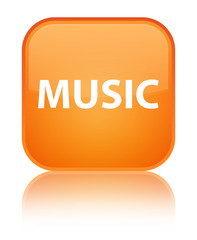 Music special orange square button