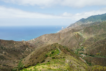Fahrt entlang der TF-134 auf Teneriffa, 2017