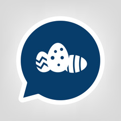 Sprechblase Ostereier