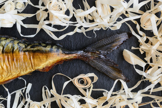 Toil of smoked mackrel