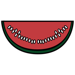 Isolated watermelon icon