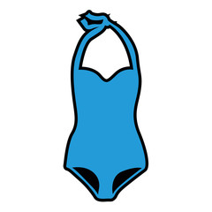 Isolated women swimsuit