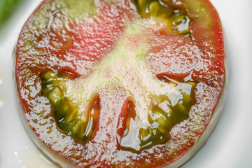 Black Zebra Tomate - Close Up