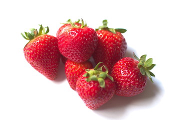 Fototapeta na wymiar Variedad de fresas frutas