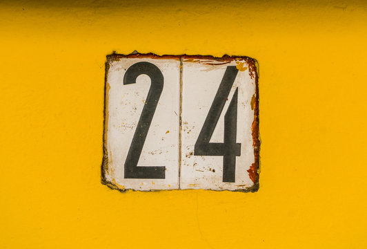 Gold Number 24 (number Image & Photo (Free Trial)