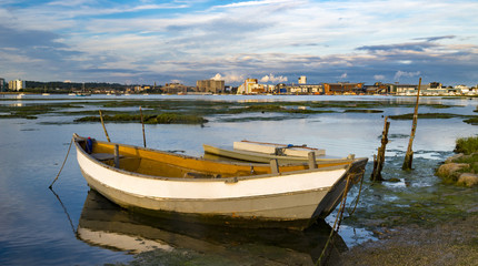 Old boats in Poole Harbour