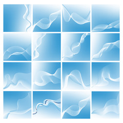 abstract vector background in shades of blue