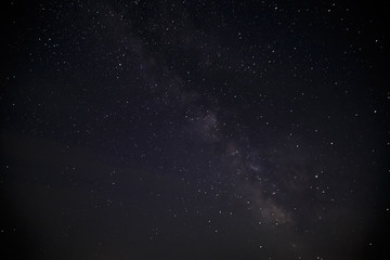 night sky with stars.  Milky Way 