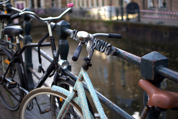 Fototapeta na wymiar vélo amsterdam