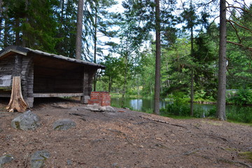 forest hut