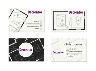 business card for an architect