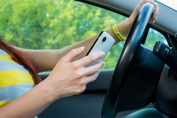Naklejka premium Photo of man with phone