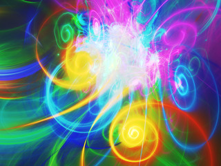 Abstract fractal background