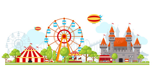 Amusement Park Composition