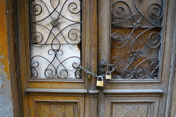 verschlossene Tür in Europa