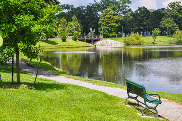 Park with Lake