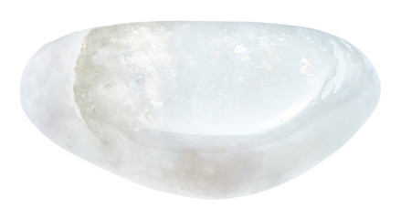 polished moonstone (adular) stone isolated
