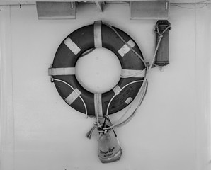 Life Vest on a Cruise Ship