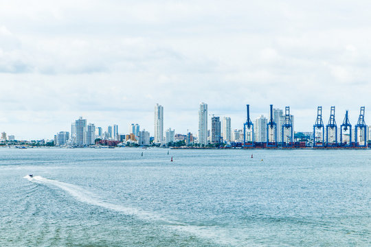 Skyline of Cartagena, Columbia