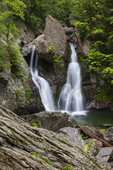 Fototapeta na wymiar Rocky Bash Bish Falls II