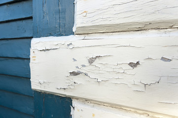 Neglected exterior boards