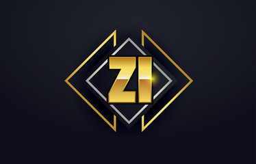 ZI Initial Logo for your startup venture