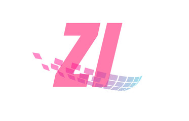 ZI Initial Logo for your startup venture
