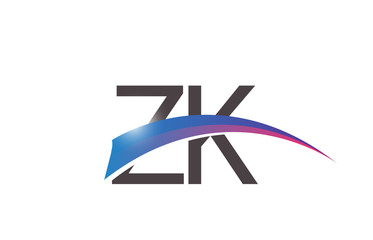 ZK Initial Logo for your startup venture